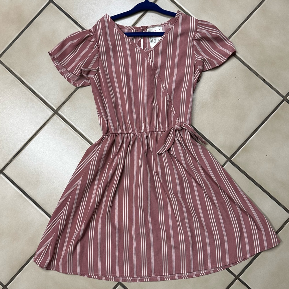 NEW Girls Striped Dress